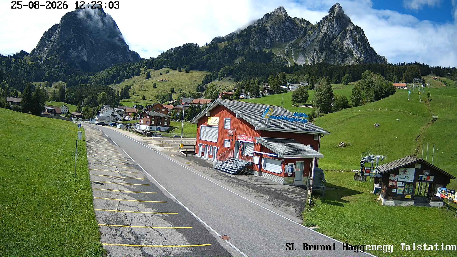Archiv Foto Webcam Talstation Skilifte Brunni-Haggenegg, Zentralschweiz