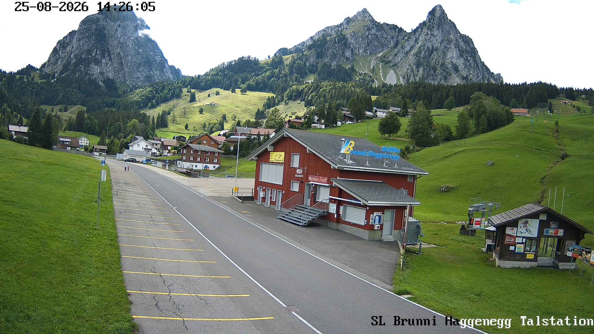 Archiv Foto Webcam Talstation Skilifte Brunni-Haggenegg, Zentralschweiz