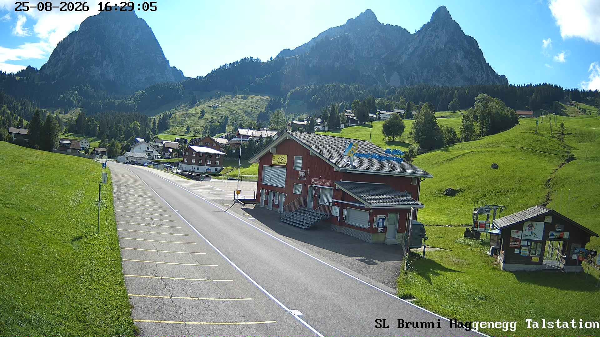 Archiv Foto Webcam Talstation Skilifte Brunni-Haggenegg, Zentralschweiz
