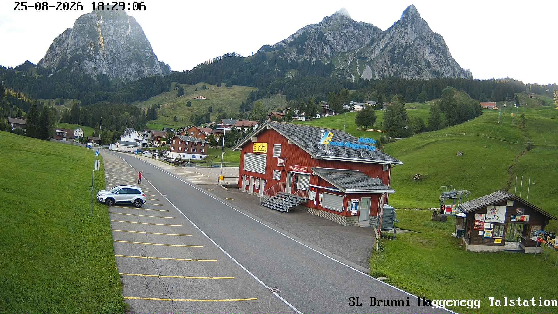 Archiv Foto Webcam Talstation Skilifte Brunni-Haggenegg, Zentralschweiz