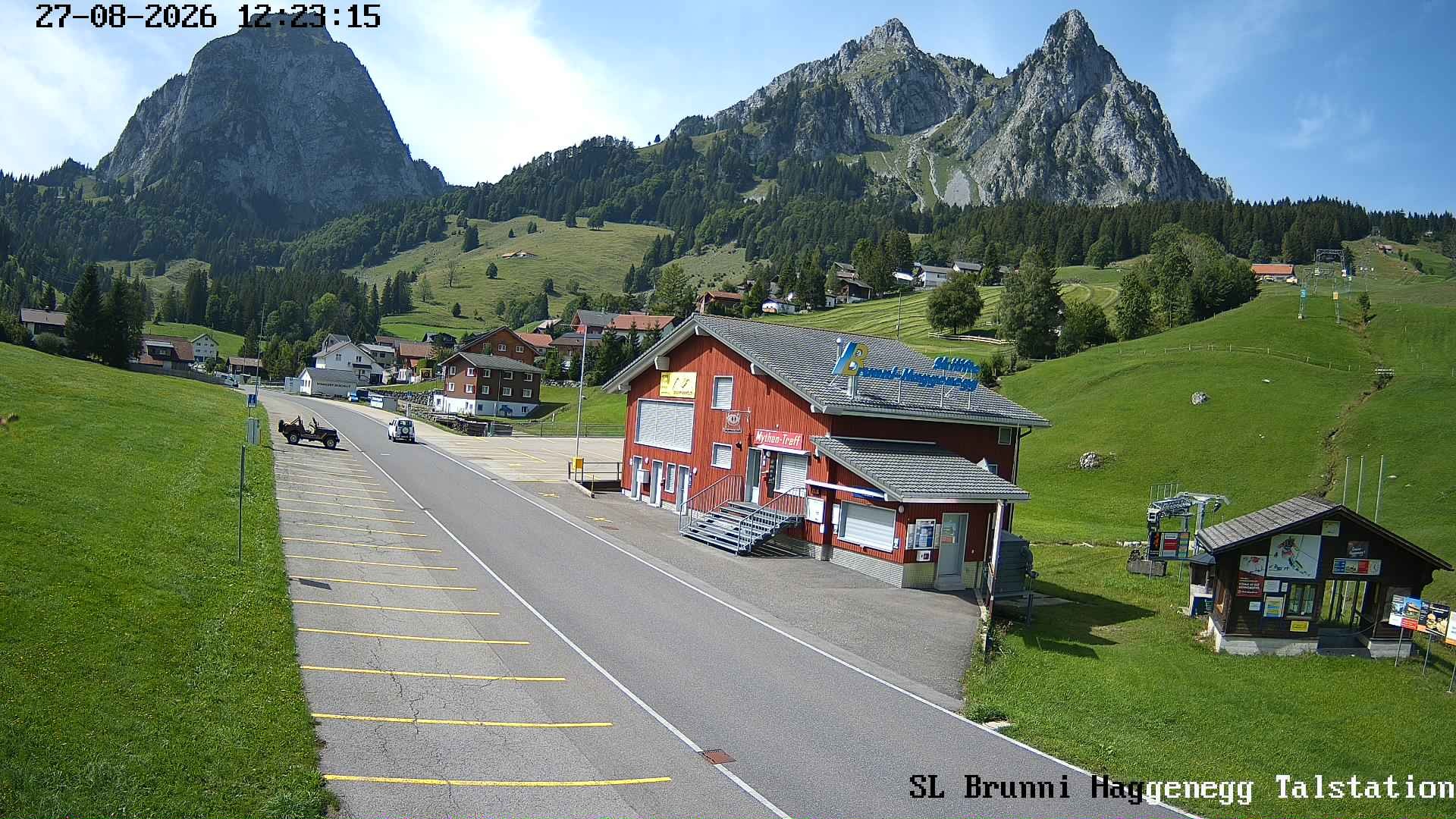 Archived image Webcam base station Brunni-Haggenegg mountain railways