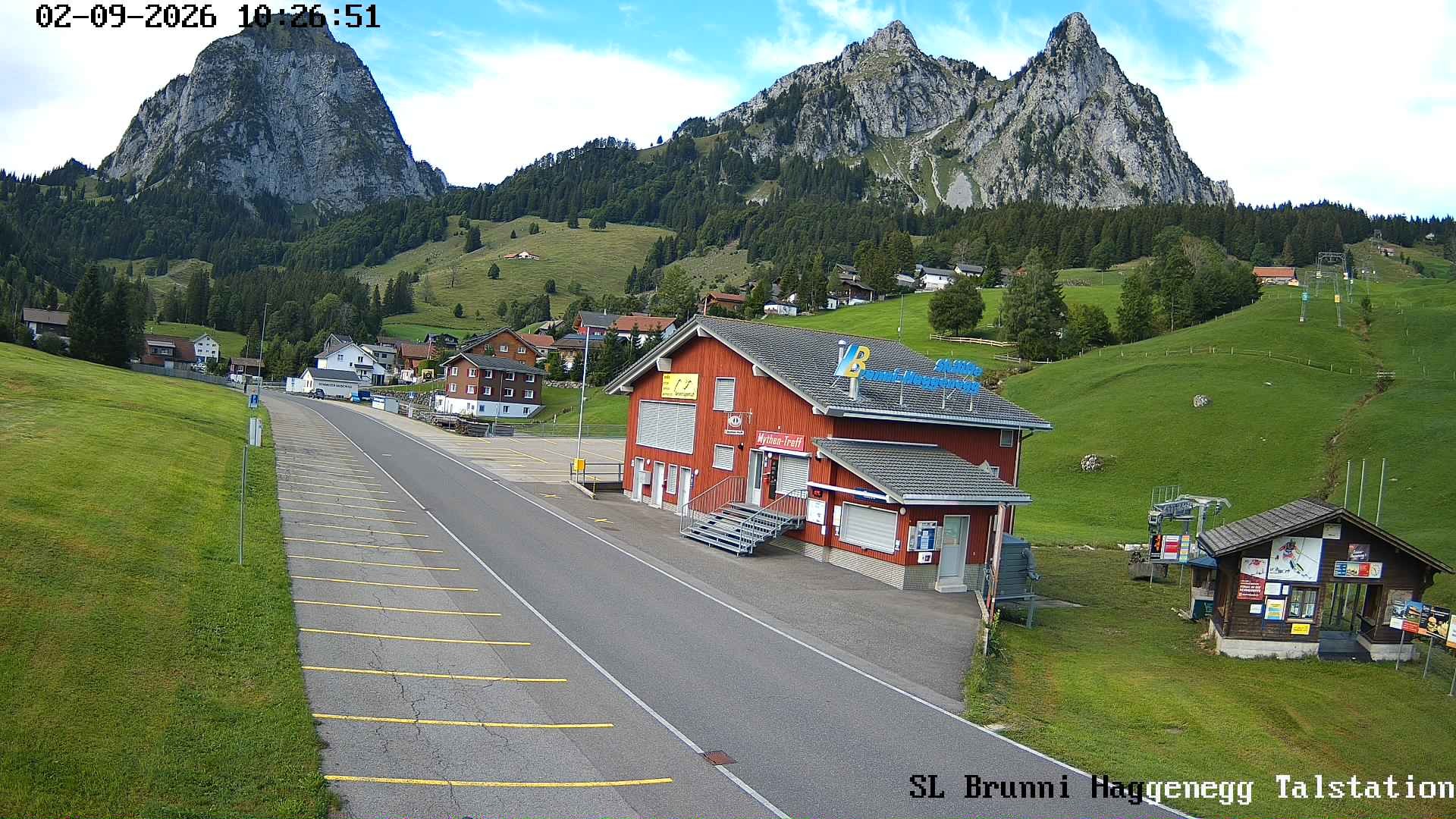 Archiv Foto Webcam Talstation Skilifte Brunni-Haggenegg, Zentralschweiz