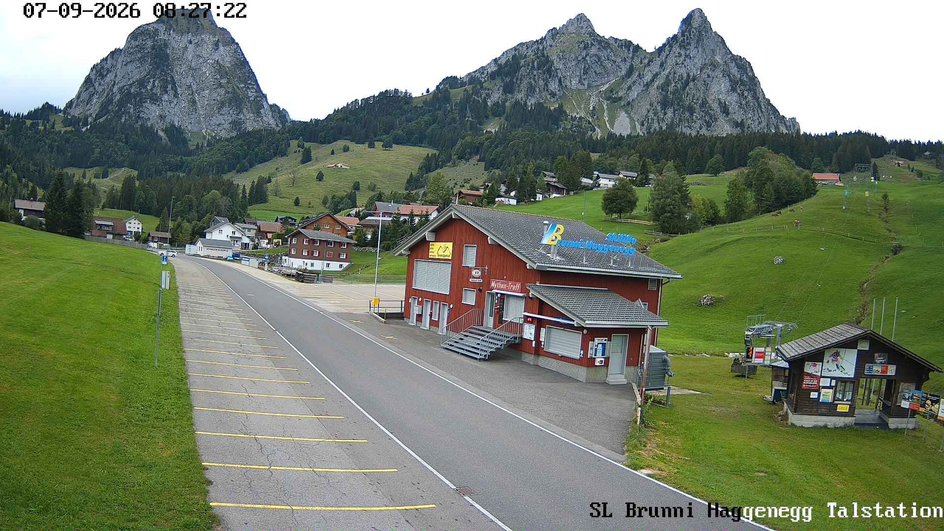 Archiv Foto Webcam Talstation Skilifte Brunni-Haggenegg, Zentralschweiz