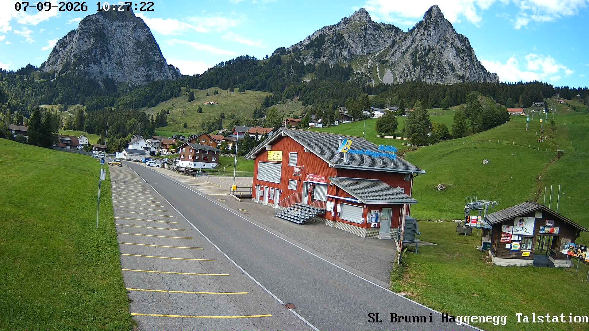 Archiv Foto Webcam Talstation Skilifte Brunni-Haggenegg, Zentralschweiz