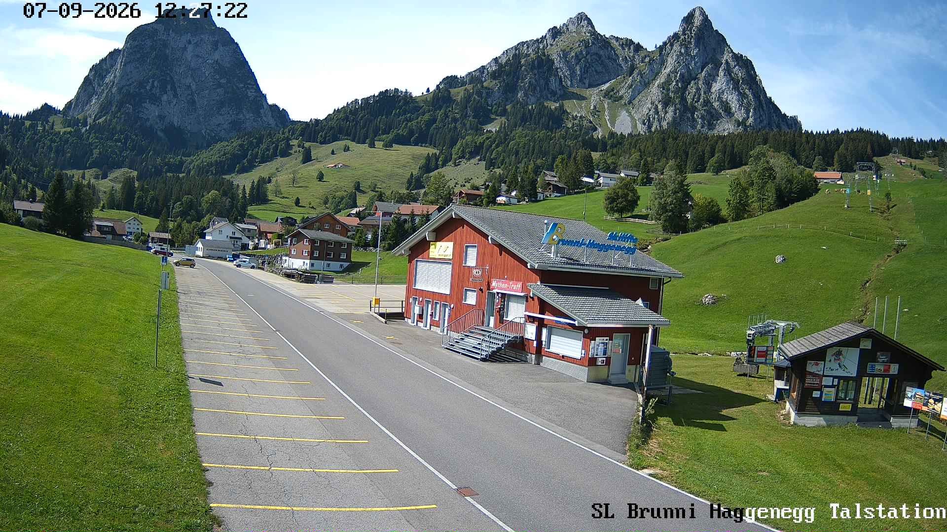 Archiv Foto Webcam Talstation Skilifte Brunni-Haggenegg, Zentralschweiz