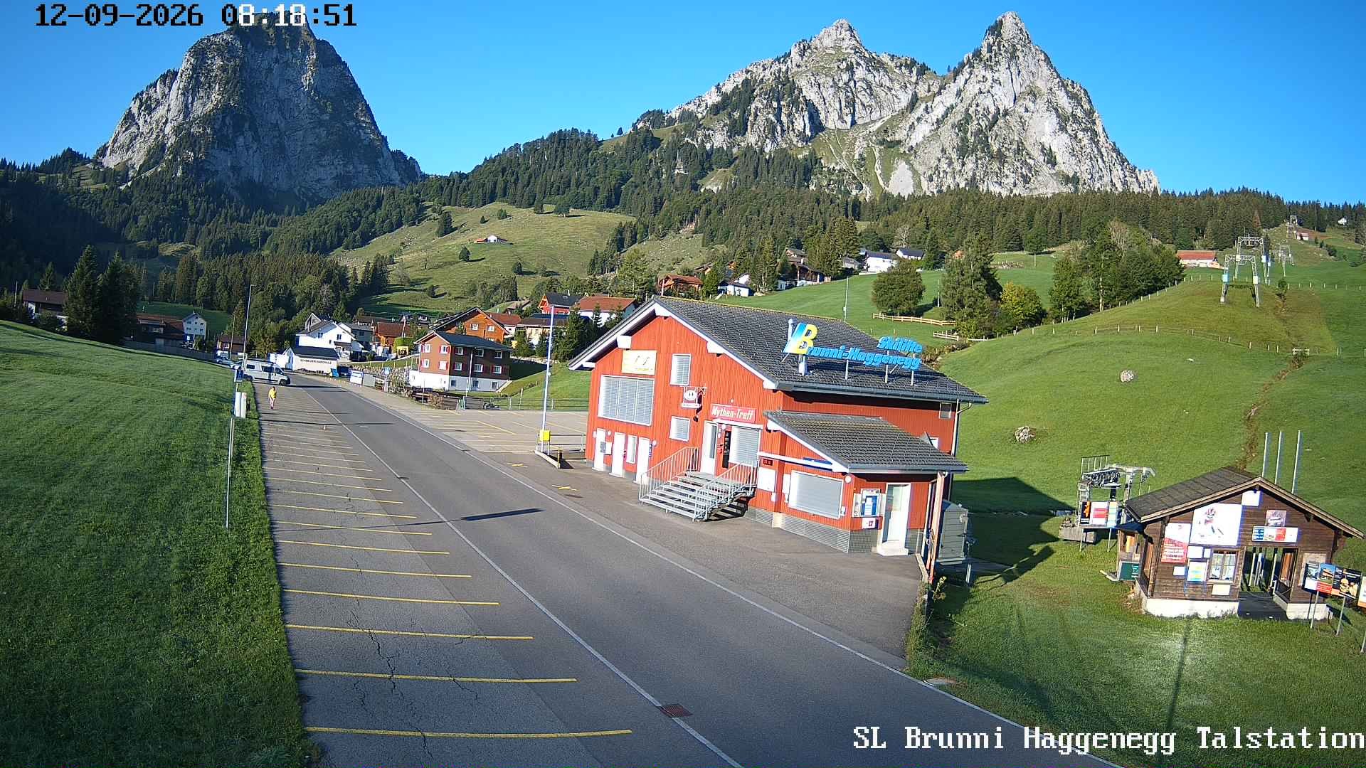 Archiv Foto Webcam Talstation Skilifte Brunni-Haggenegg, Zentralschweiz