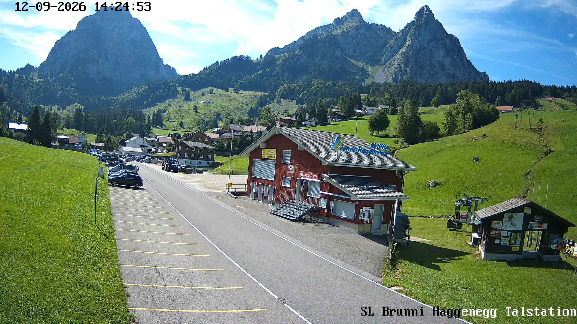 Archiv Foto Webcam Talstation Skilifte Brunni-Haggenegg, Zentralschweiz