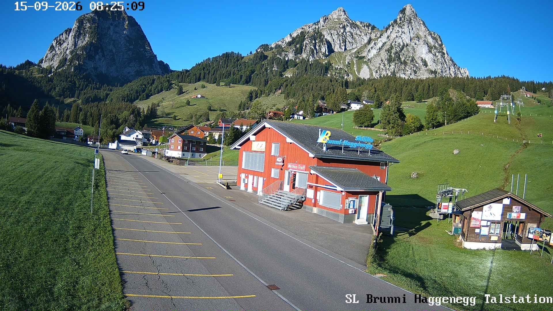 Archiv Foto Webcam Talstation Skilifte Brunni-Haggenegg, Zentralschweiz