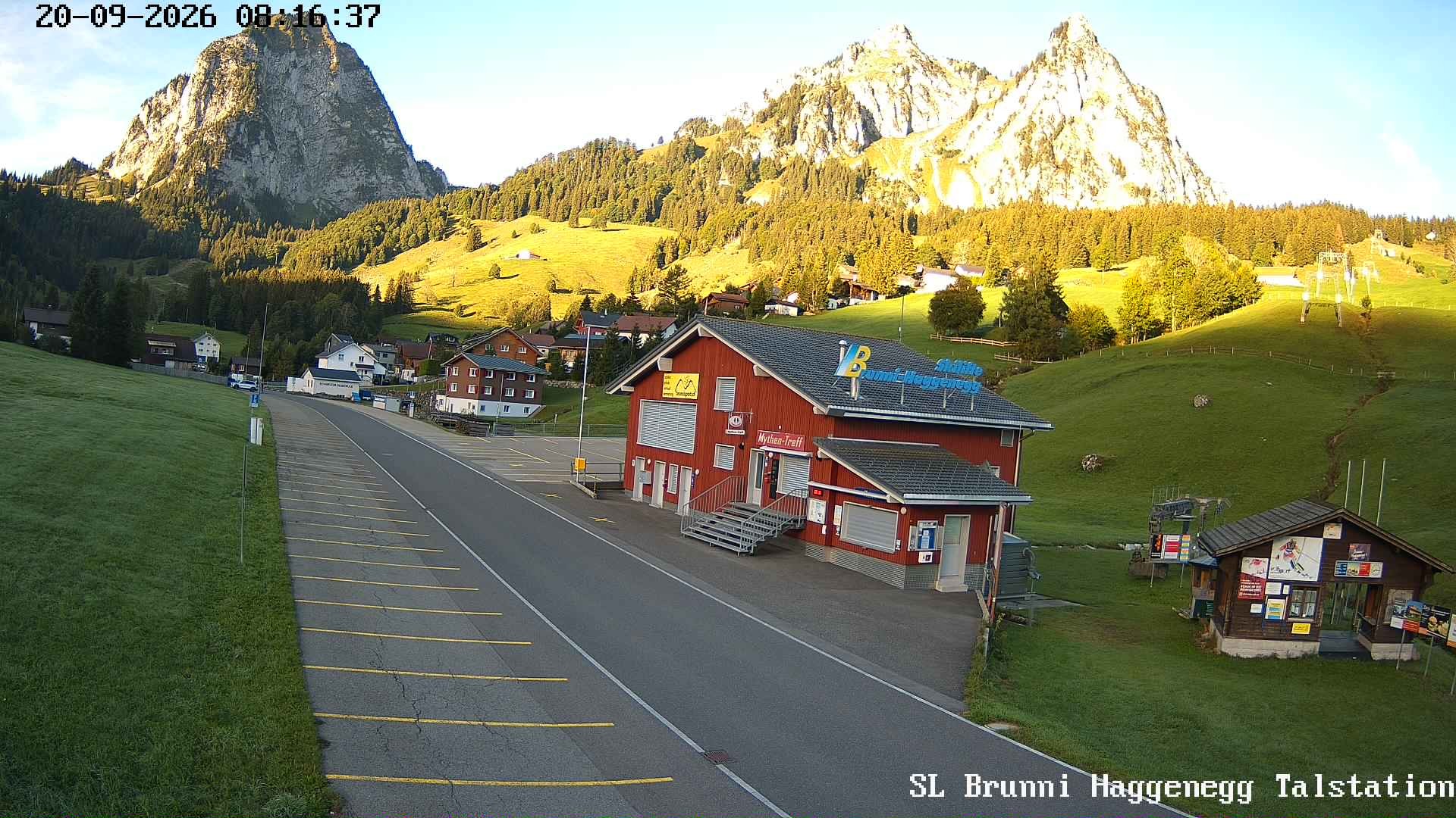 Archiv Foto Webcam Talstation Skilifte Brunni-Haggenegg, Zentralschweiz
