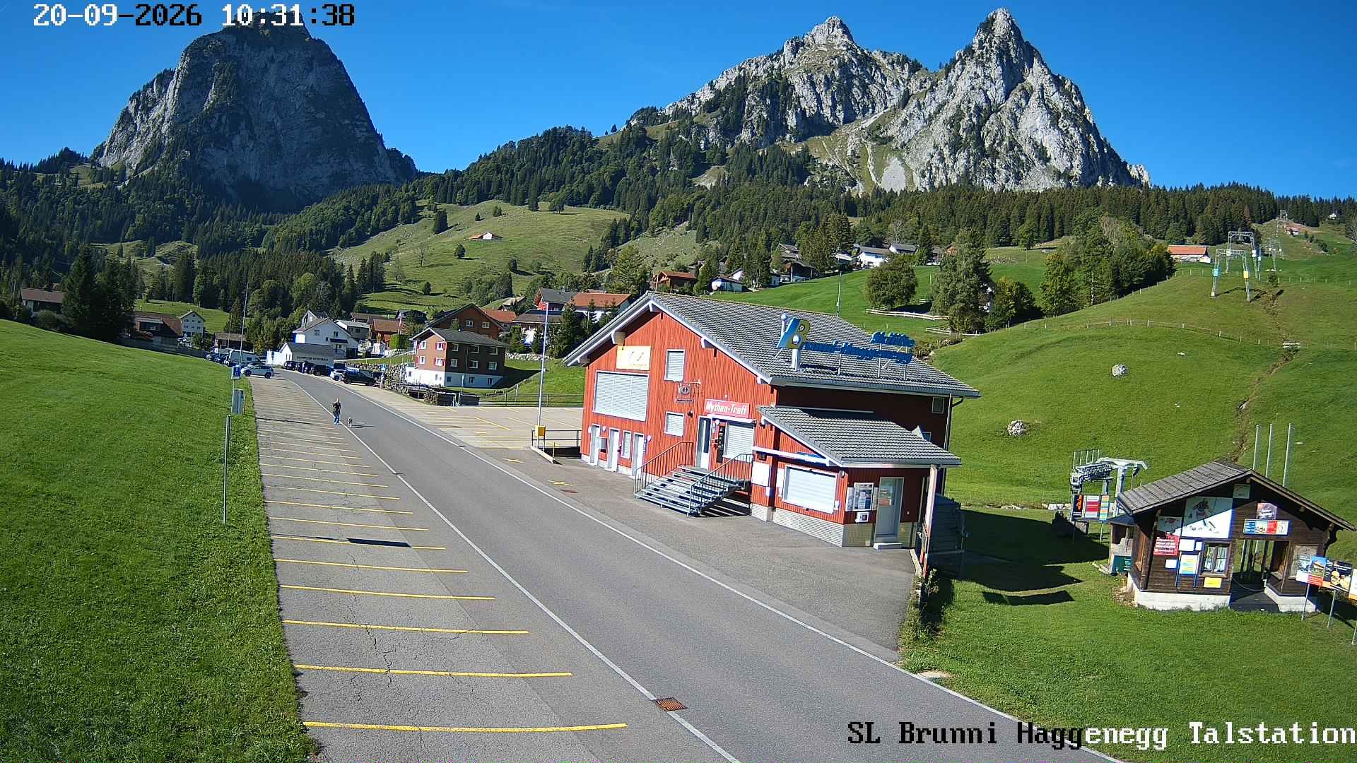Archiv Foto Webcam Talstation Skilifte Brunni-Haggenegg, Zentralschweiz