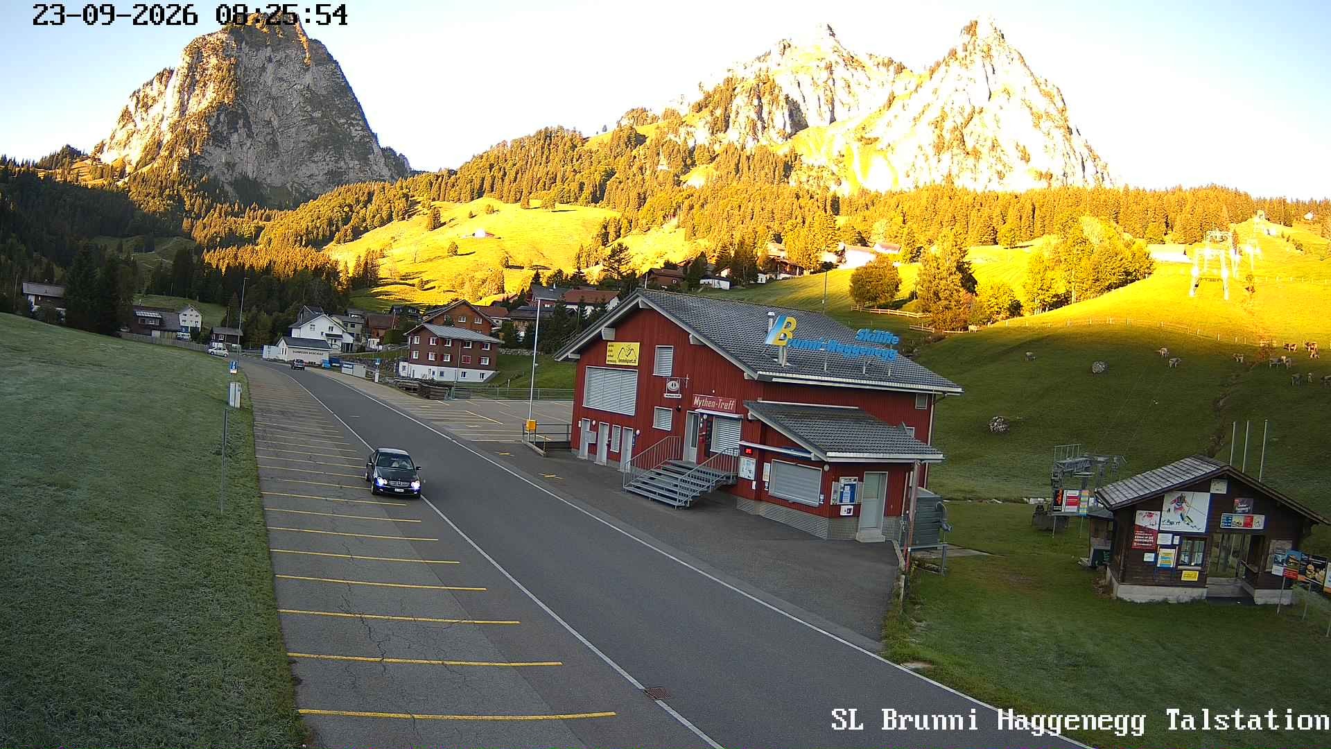 Archiv Foto Webcam Talstation Skilifte Brunni-Haggenegg, Zentralschweiz