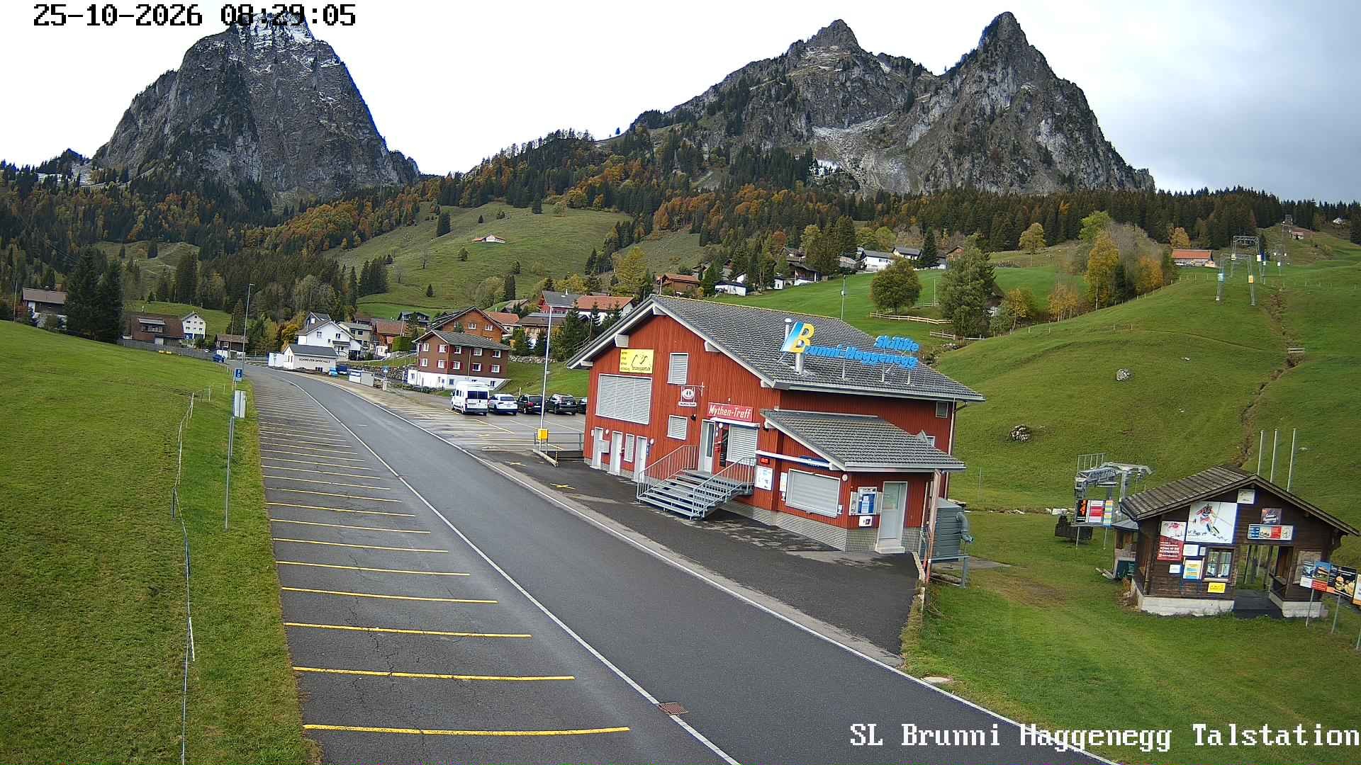 Archiv Foto Webcam Talstation Skilifte Brunni-Haggenegg, Zentralschweiz