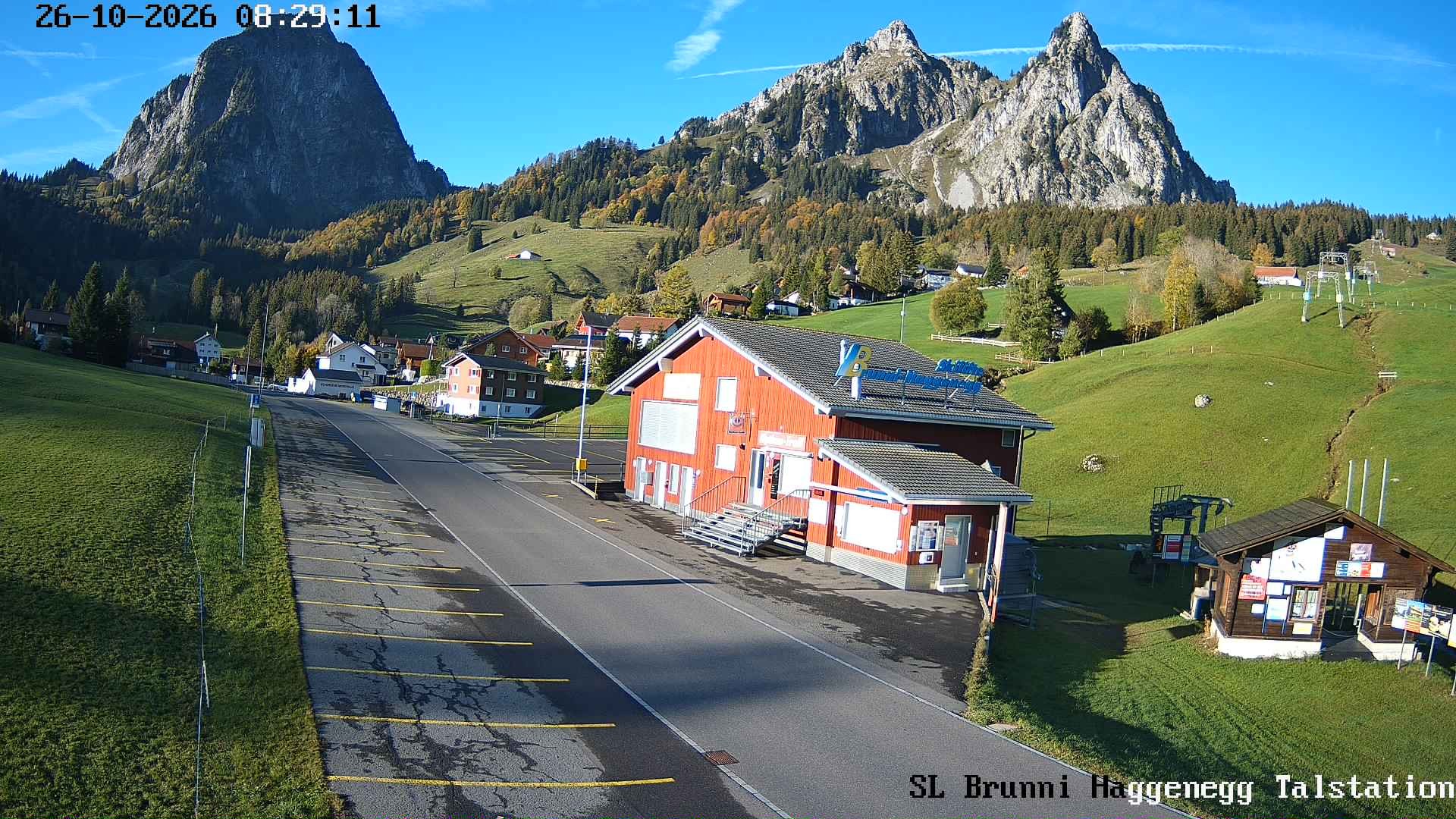 Archiv Foto Webcam Talstation Skilifte Brunni-Haggenegg, Zentralschweiz