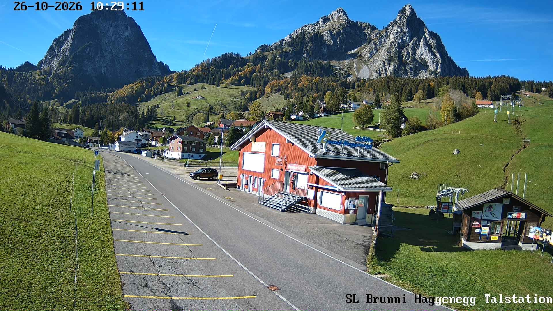 Archiv Foto Webcam Talstation Skilifte Brunni-Haggenegg, Zentralschweiz