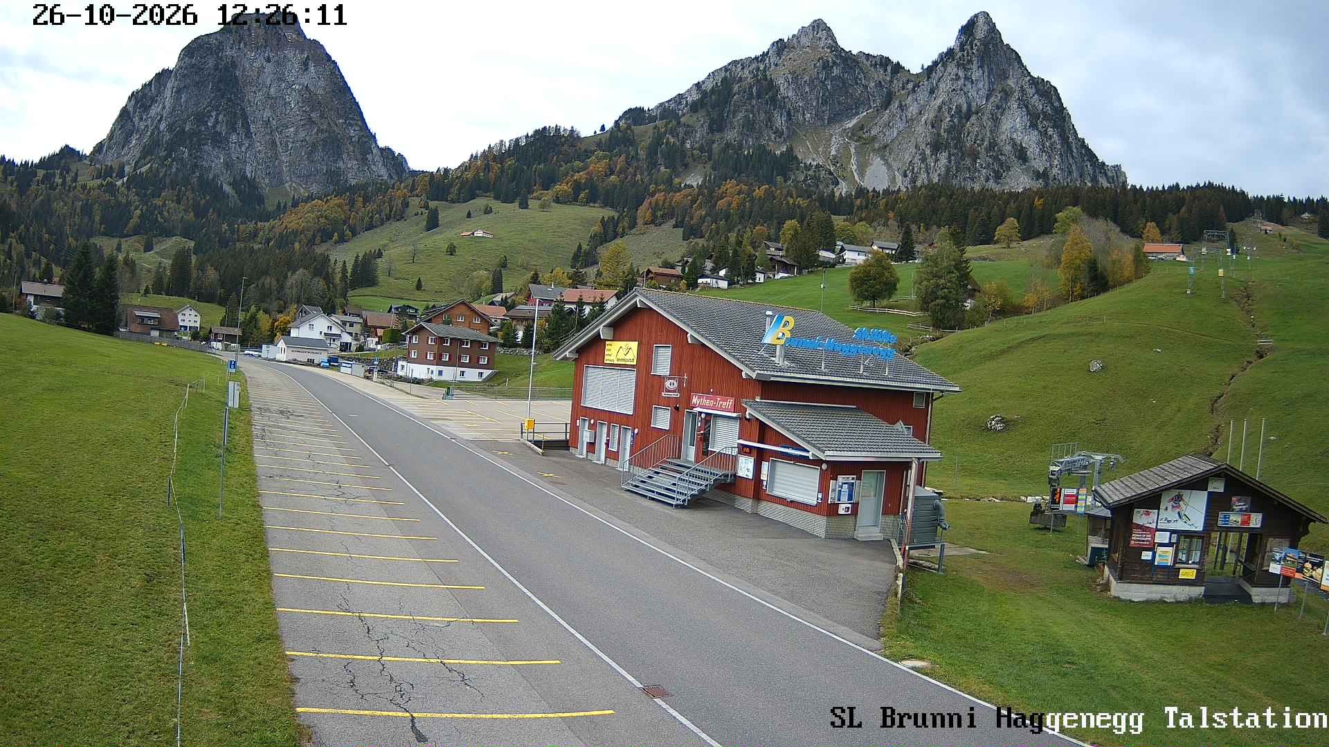 Archiv Foto Webcam Talstation Skilifte Brunni-Haggenegg, Zentralschweiz