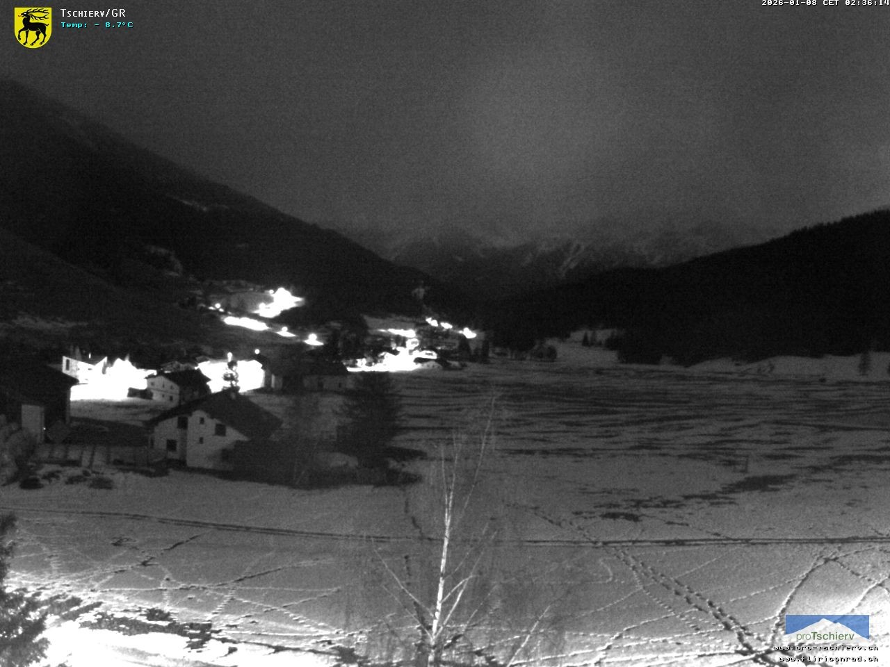 Archiv Foto Webcam Dorf Tschierv