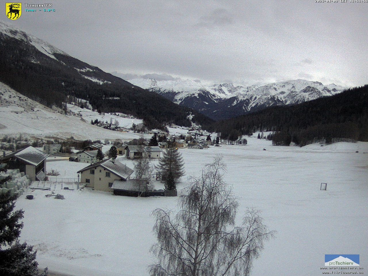 Archiv Foto Webcam Dorf Tschierv