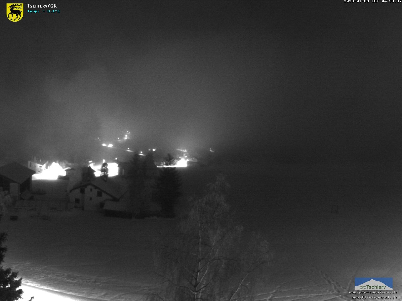 Archiv Foto Webcam Dorf Tschierv