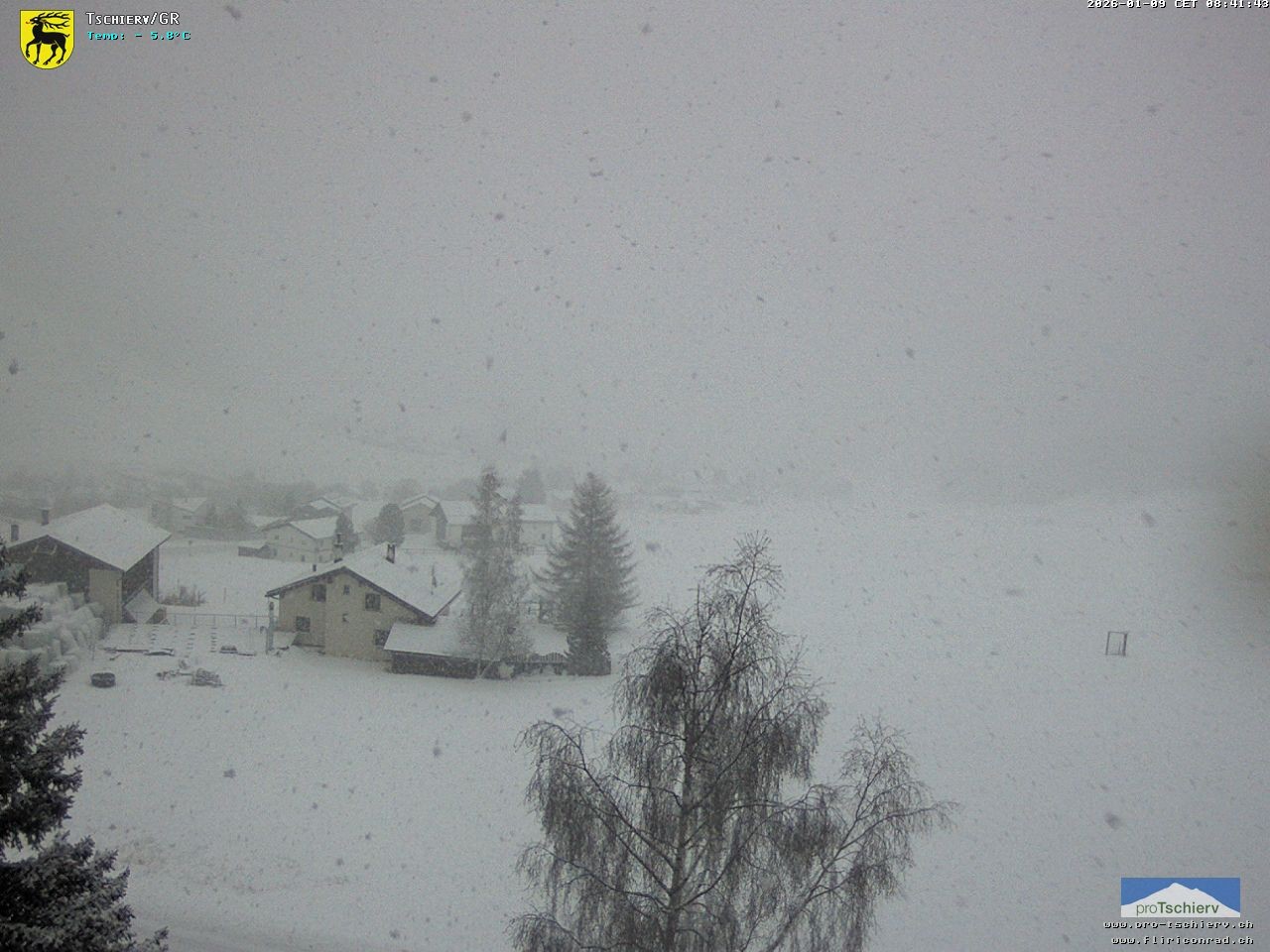 Archiv Foto Webcam Dorf Tschierv