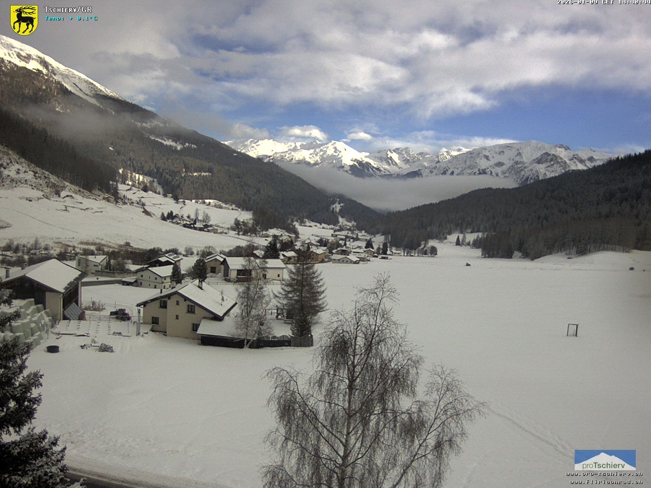 Archiv Foto Webcam Dorf Tschierv