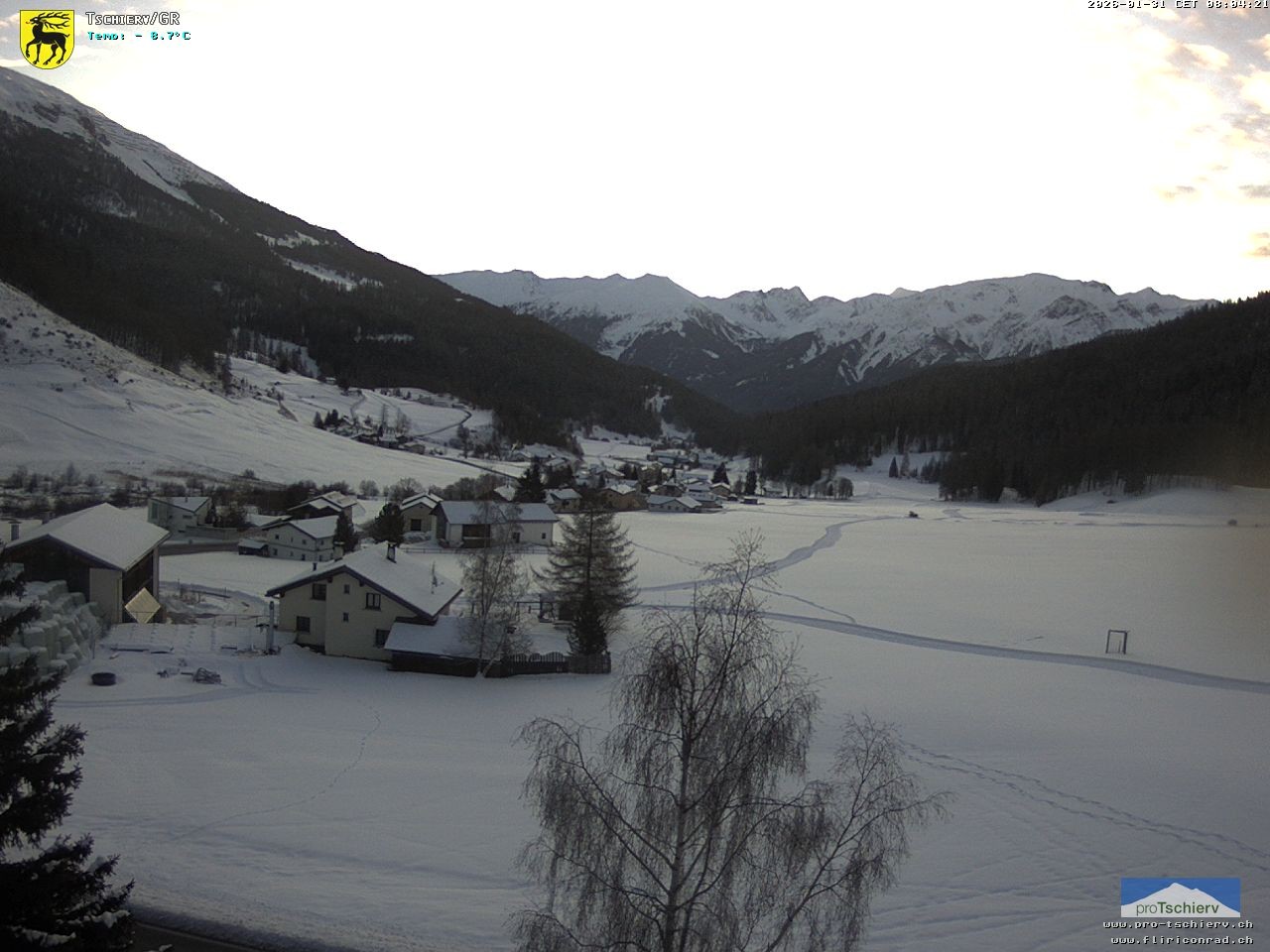 Archiv Foto Webcam Dorf Tschierv