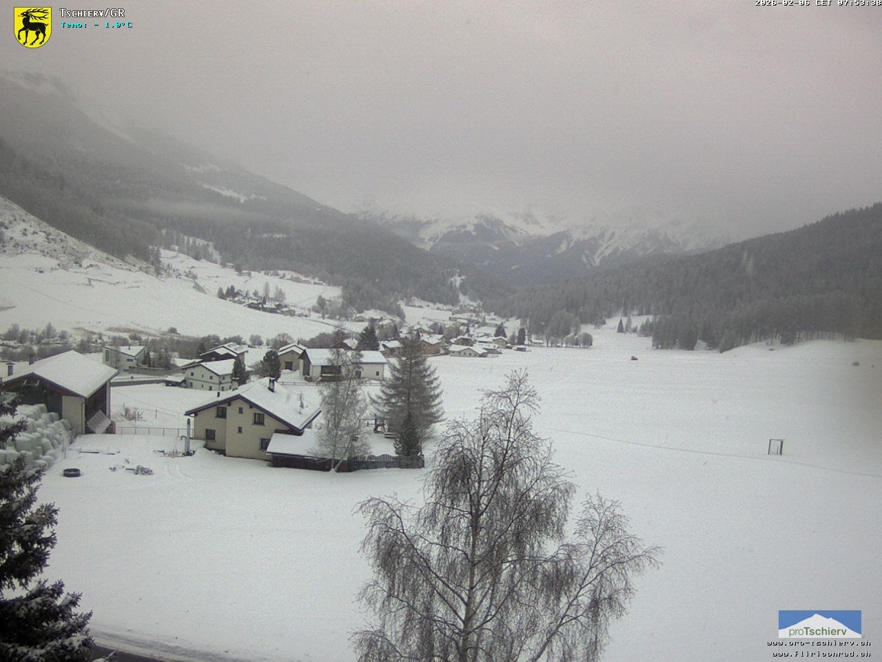 Archiv Foto Webcam Dorf Tschierv