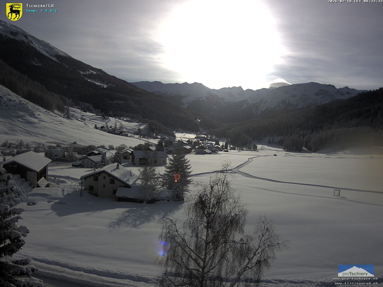 Archiv Foto Webcam Dorf Tschierv