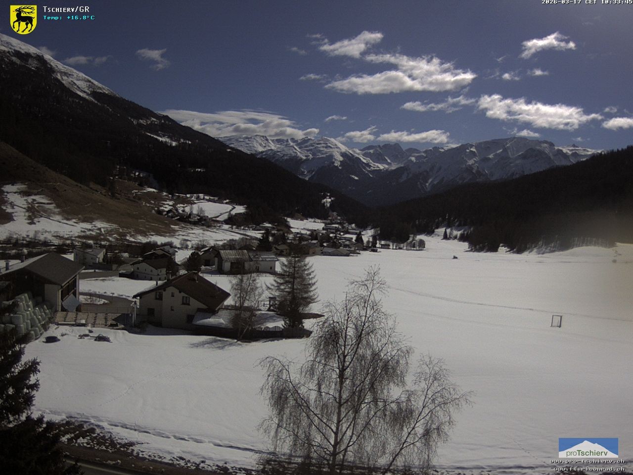 Archiv Foto Webcam Dorf Tschierv