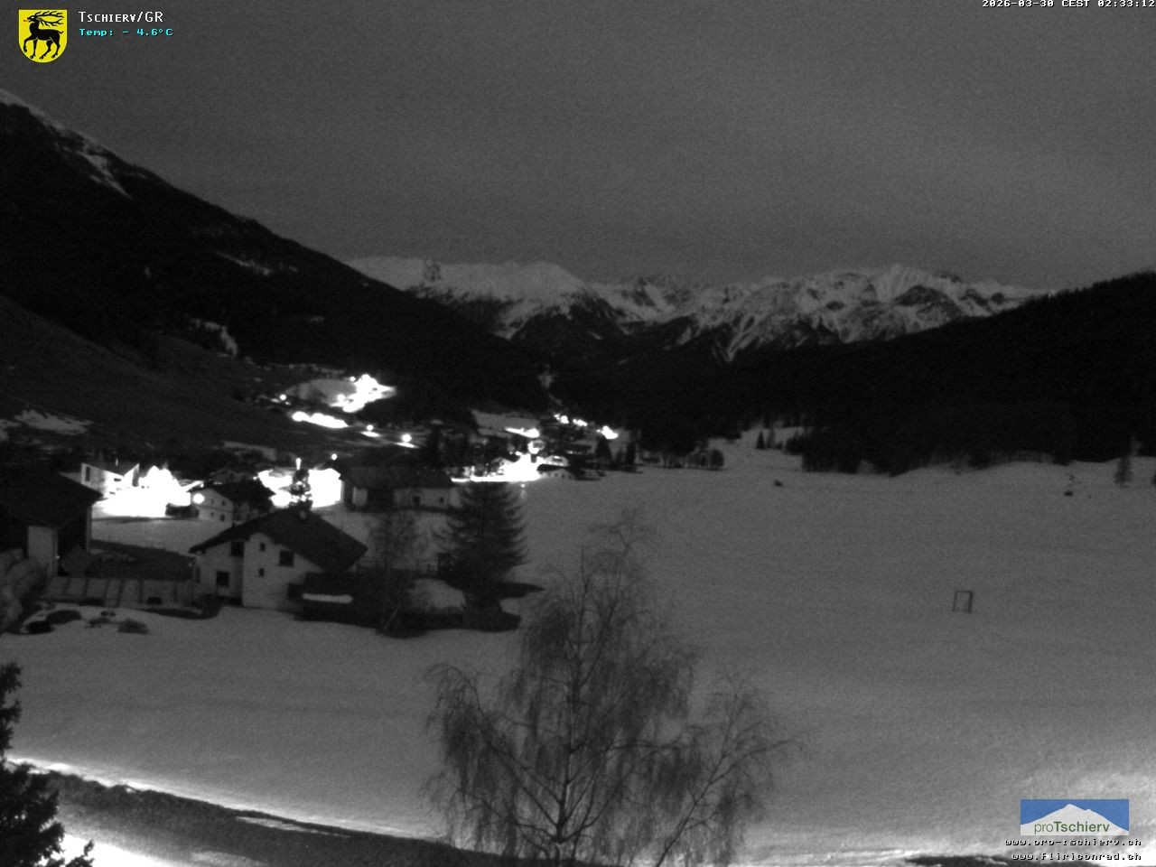 Archiv Foto Webcam Dorf Tschierv