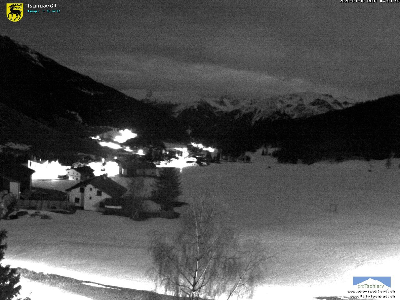 Archiv Foto Webcam Dorf Tschierv