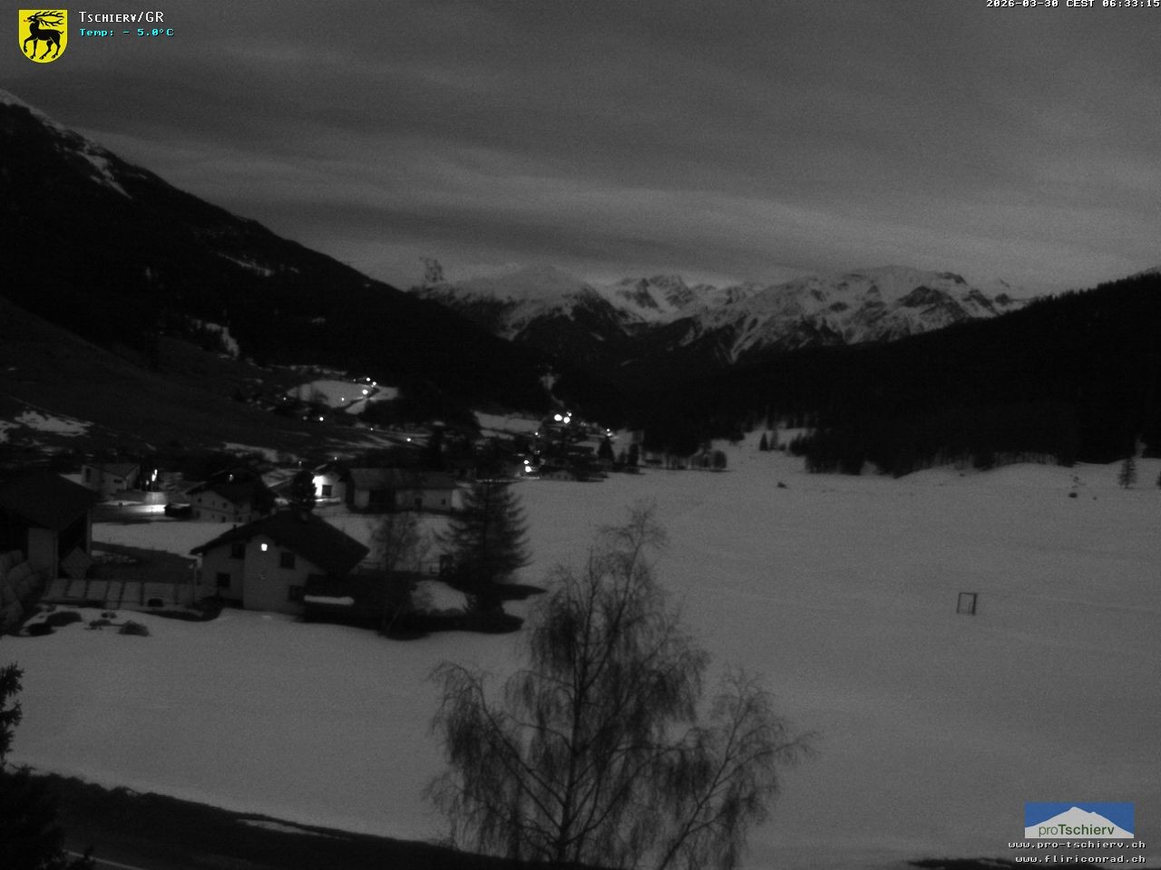 Archiv Foto Webcam Dorf Tschierv
