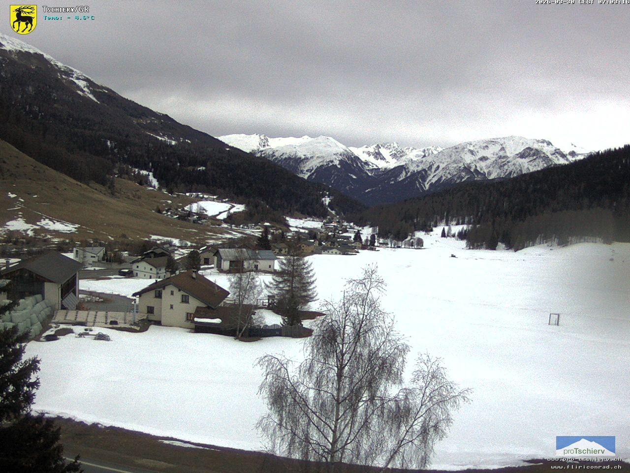 Archiv Foto Webcam Dorf Tschierv