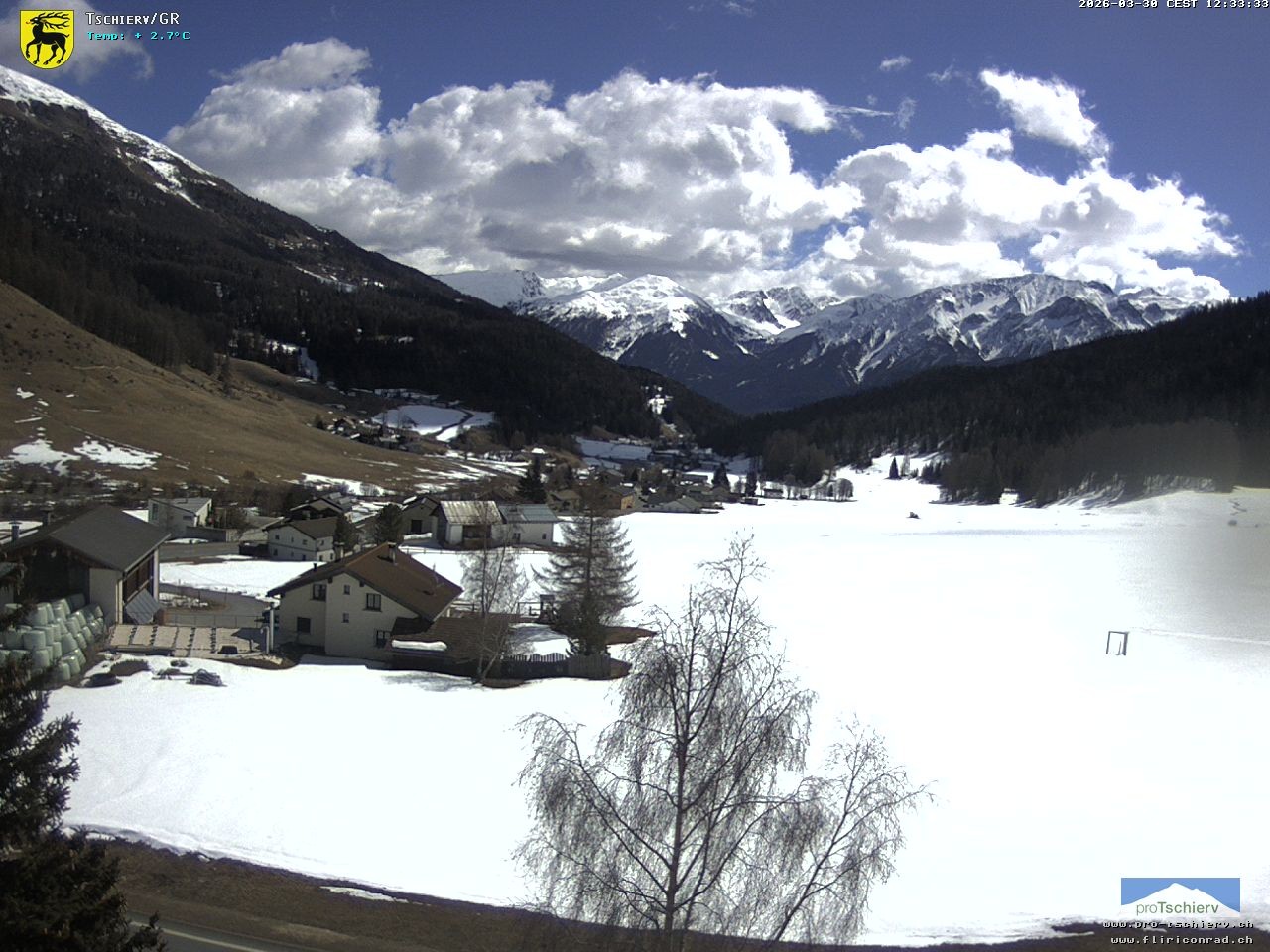 Archiv Foto Webcam Dorf Tschierv