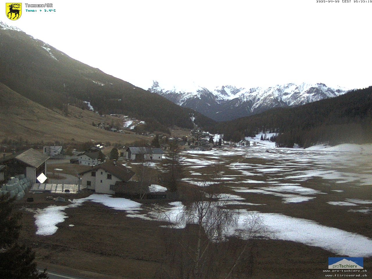 Archiv Foto Webcam Dorf Tschierv