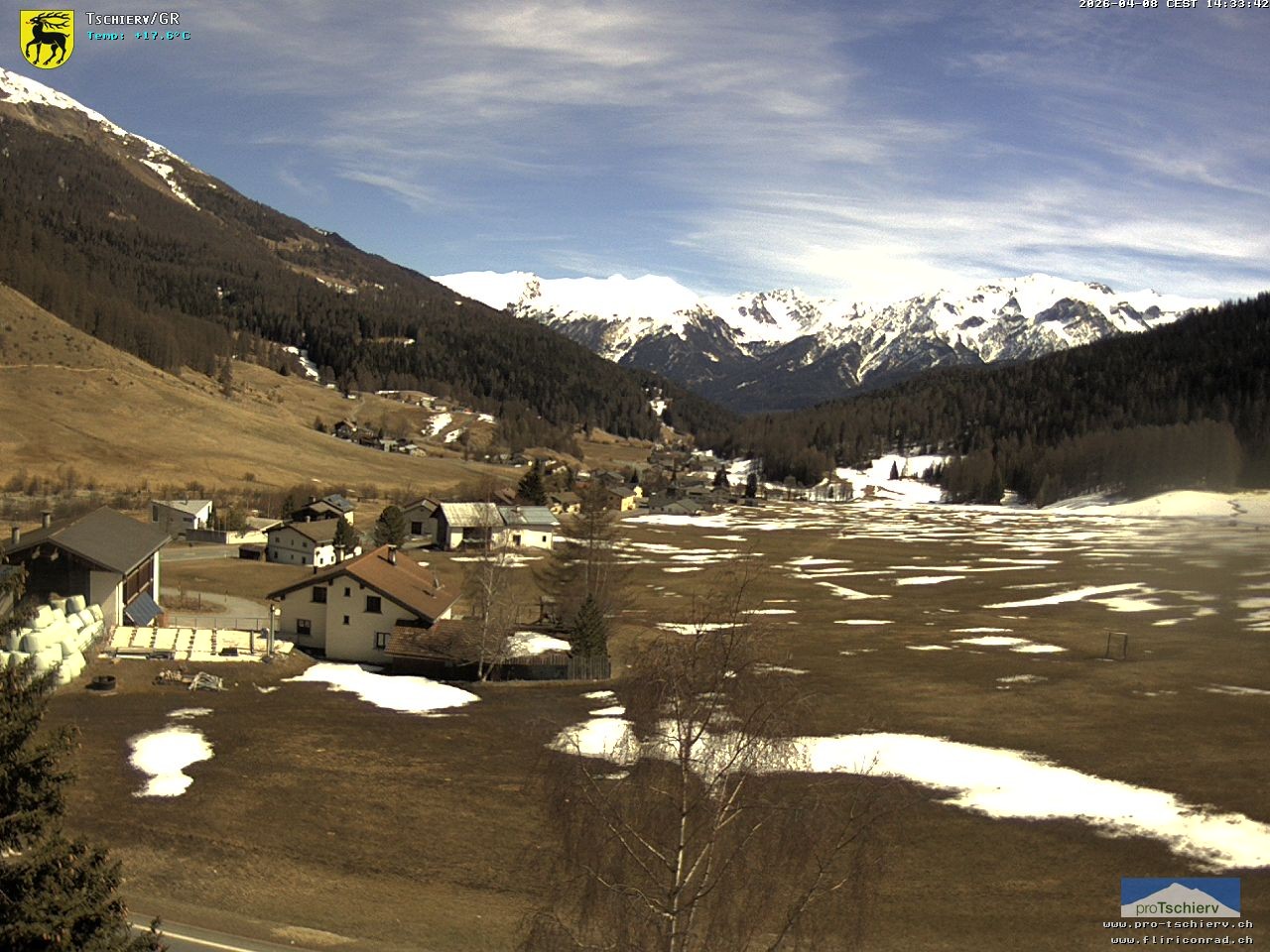 Archiv Foto Webcam Dorf Tschierv