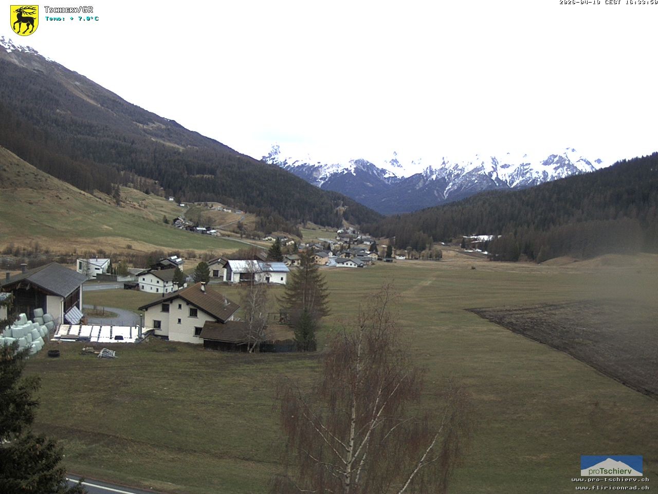 Archiv Foto Webcam Dorf Tschierv