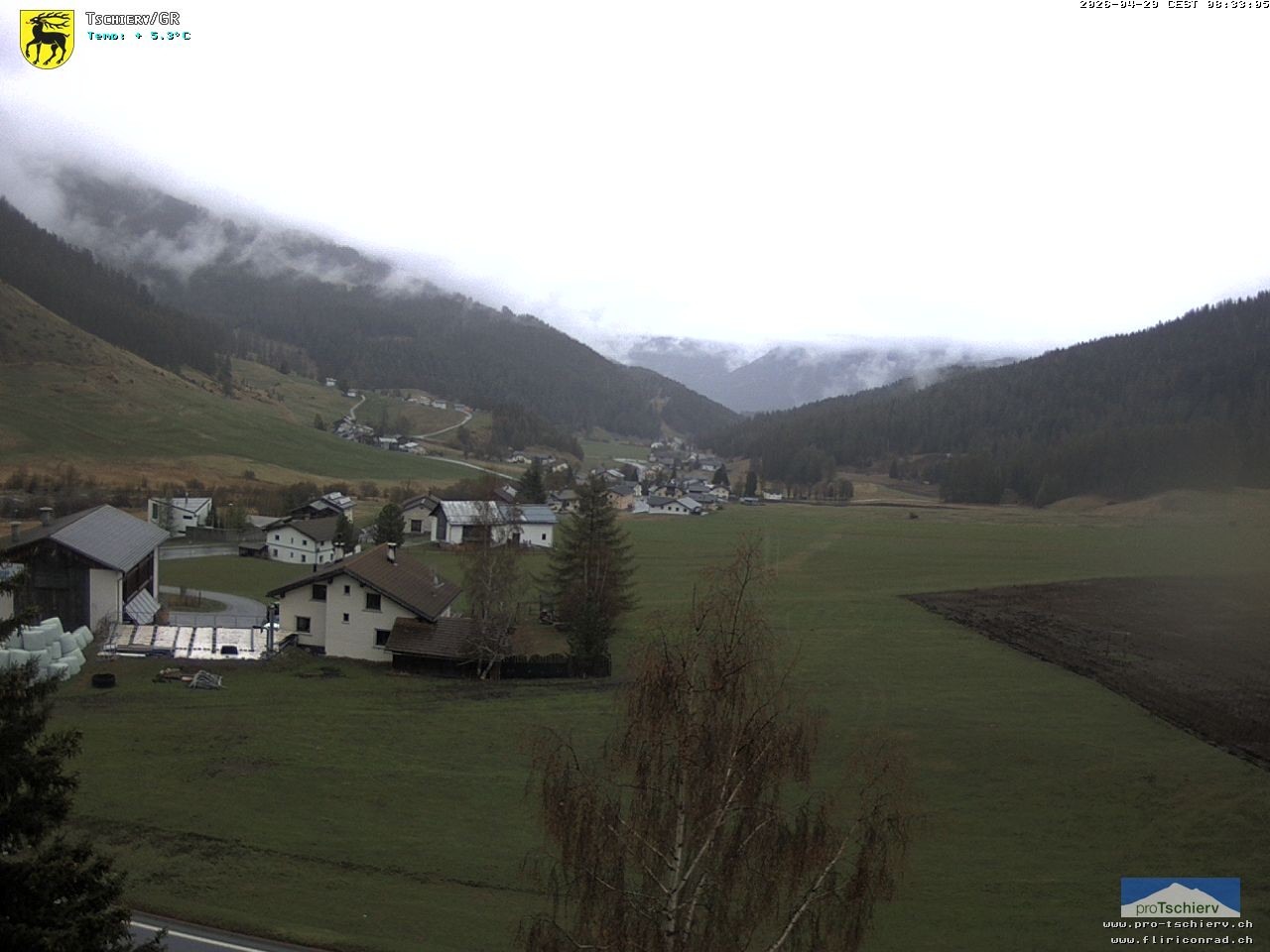 Archiv Foto Webcam Dorf Tschierv