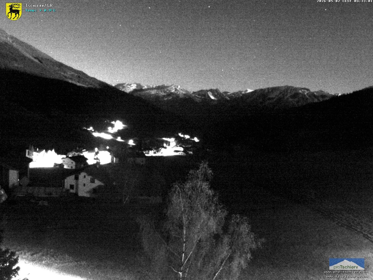 Archiv Foto Webcam Dorf Tschierv