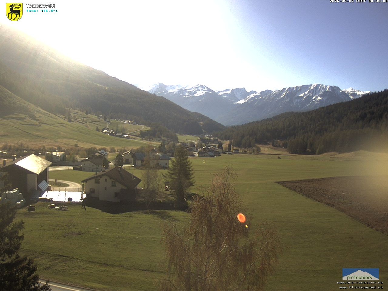 Archiv Foto Webcam Dorf Tschierv