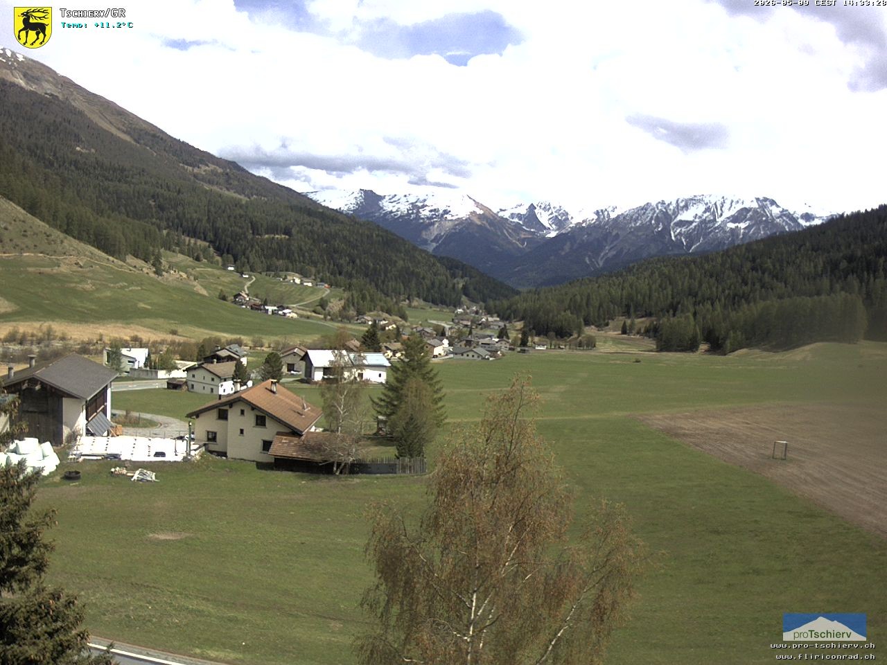 Archiv Foto Webcam Dorf Tschierv