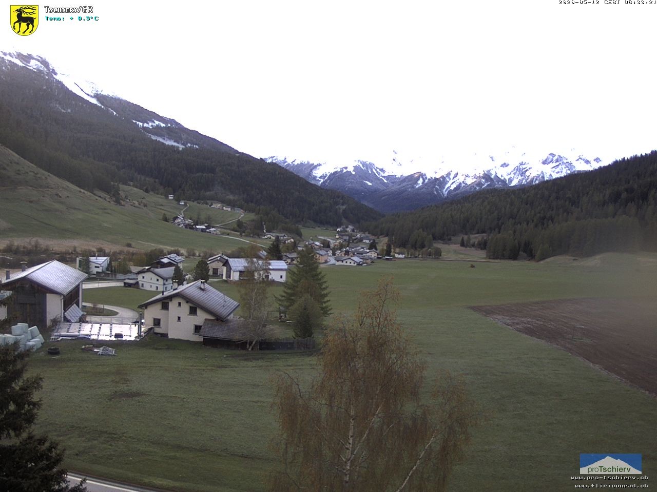 Archiv Foto Webcam Dorf Tschierv