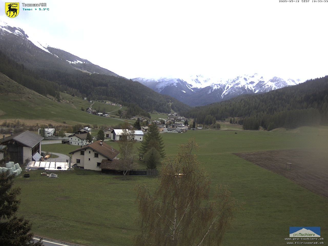 Archiv Foto Webcam Dorf Tschierv