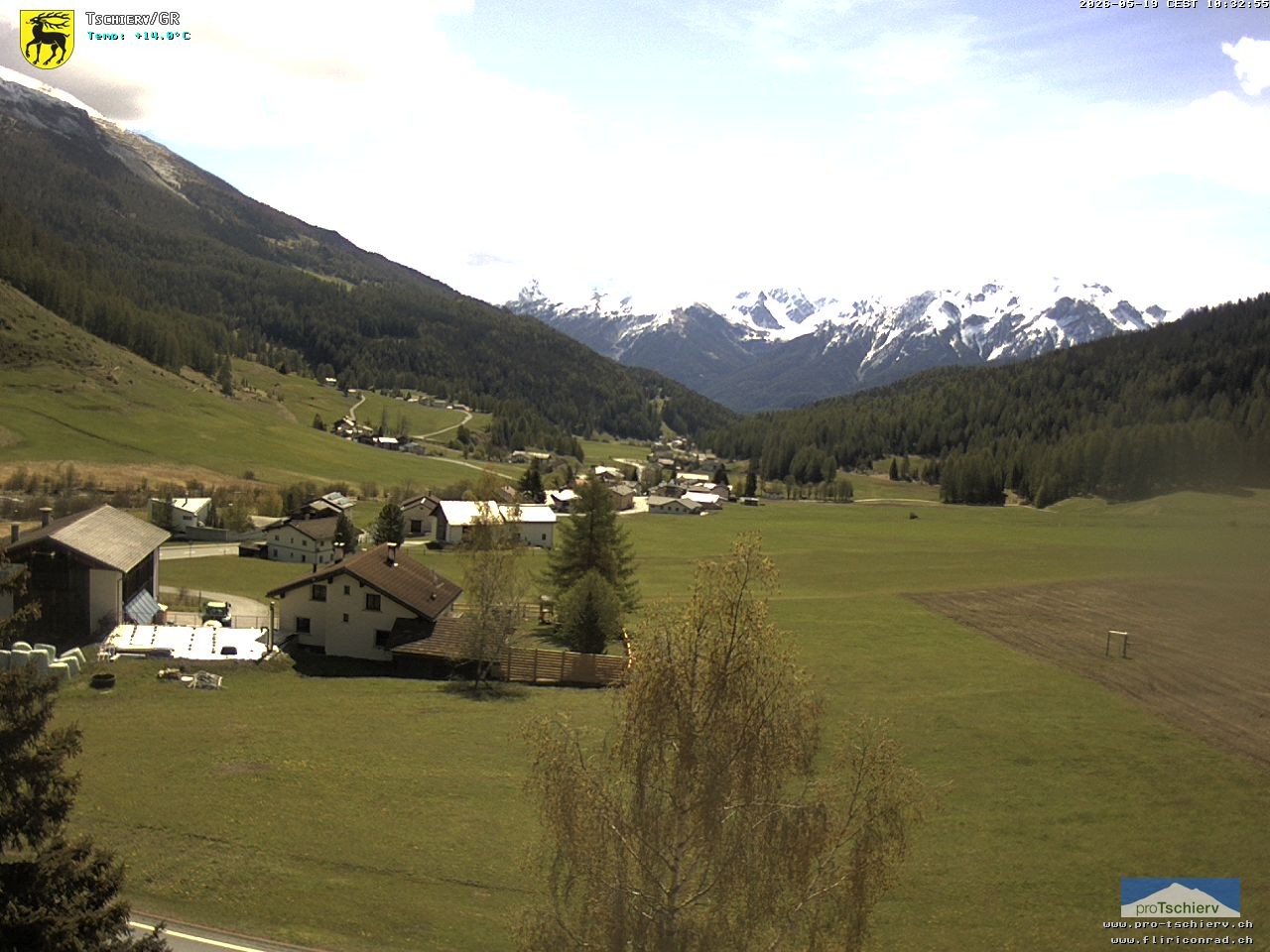 Archiv Foto Webcam Dorf Tschierv