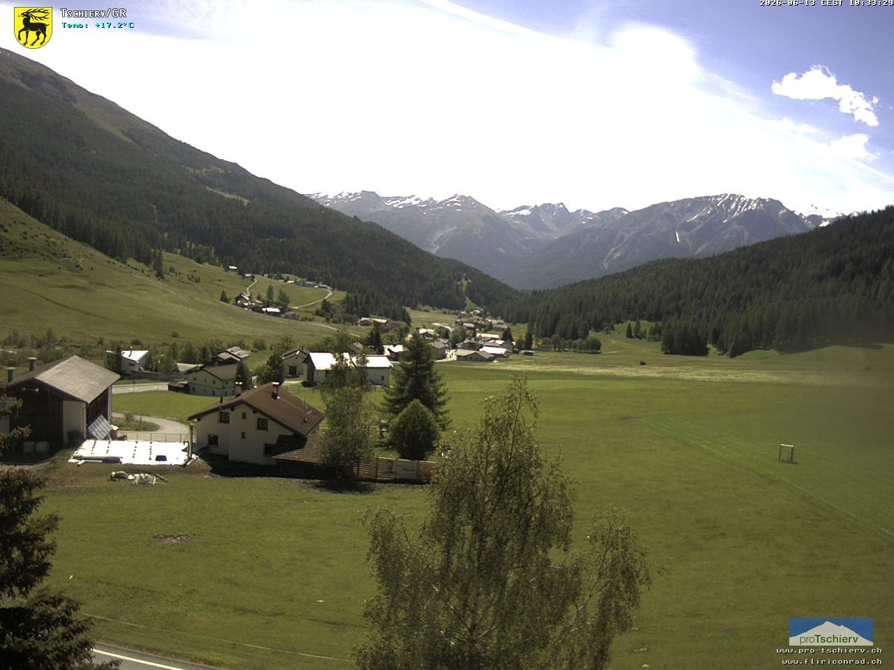 Archiv Foto Webcam Dorf Tschierv