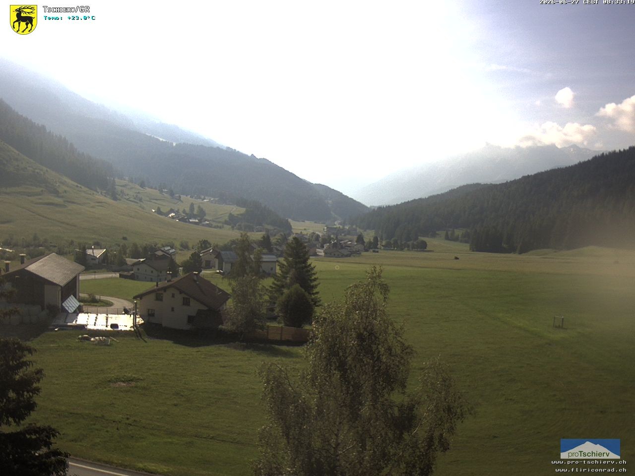 Archiv Foto Webcam Dorf Tschierv