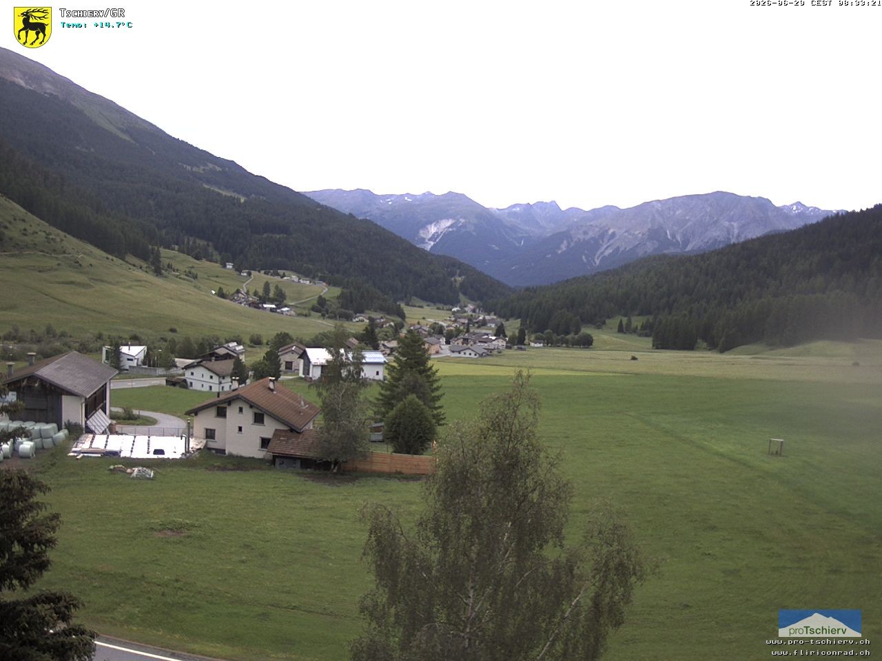 Archiv Foto Webcam Dorf Tschierv