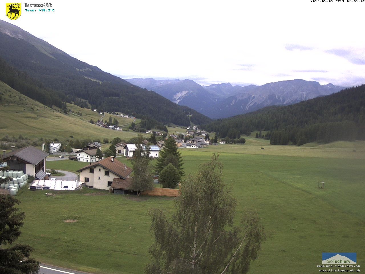 Archiv Foto Webcam Dorf Tschierv
