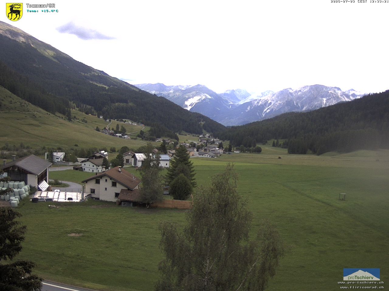 Archiv Foto Webcam Dorf Tschierv
