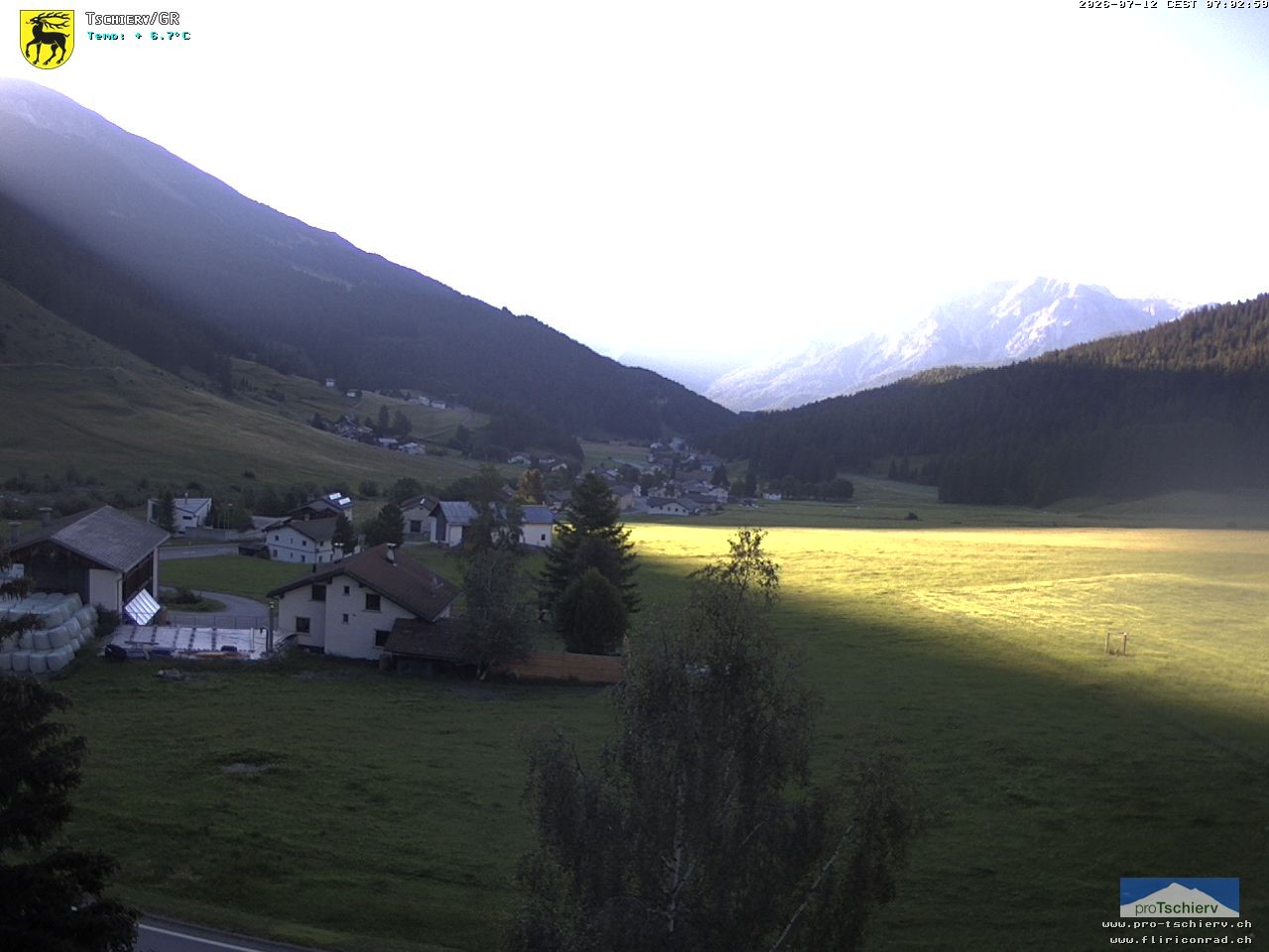 Archived image Webcam Village Tschierv