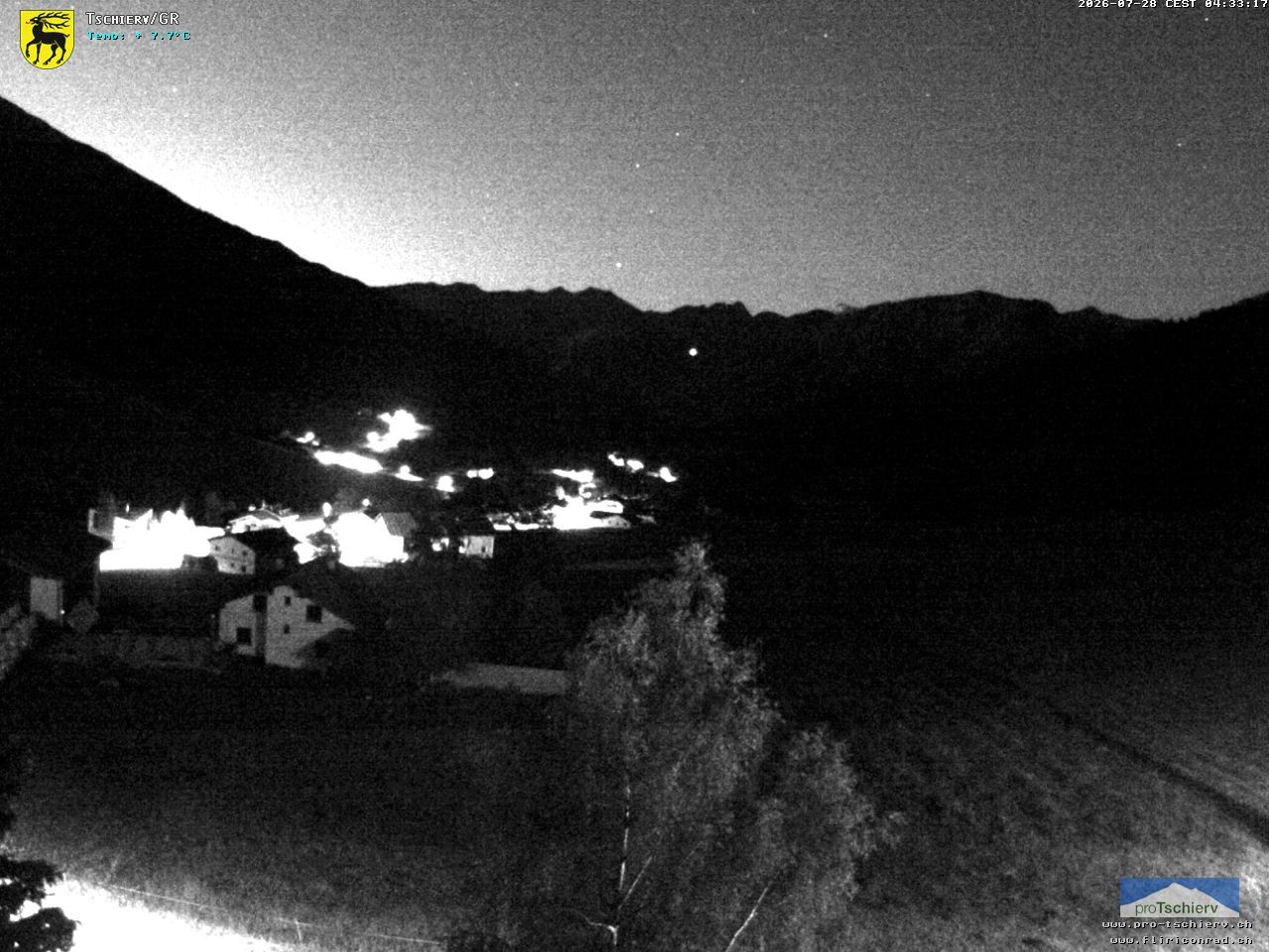 Archiv Foto Webcam Dorf Tschierv